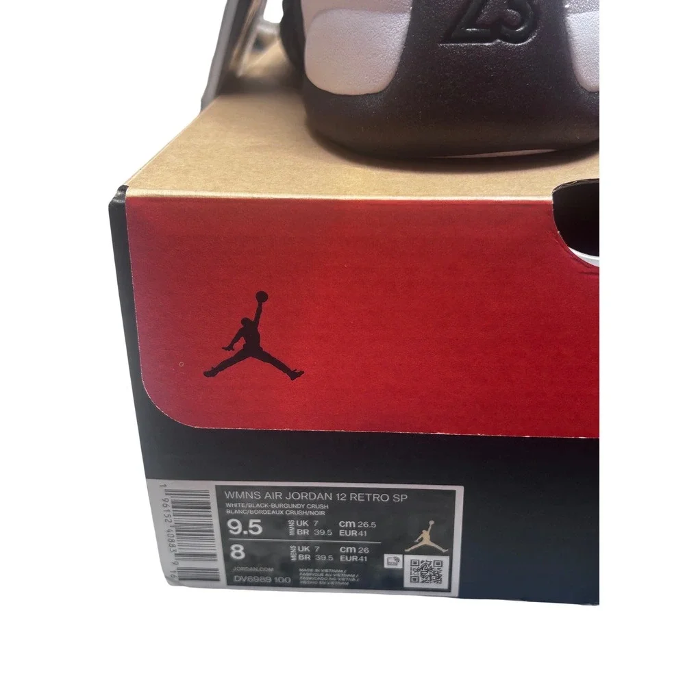 Air Jordan 12 Retro SP A Ma Maniere White Burgundy Crush DV6989-100 Mens 8